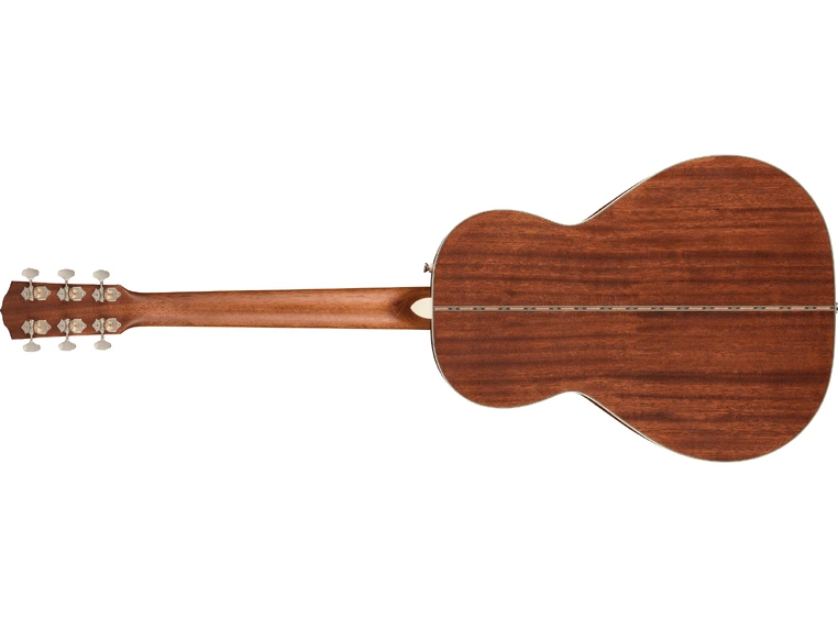 Fender PS-220E Parlor, All Mahogany Ovangkol Fingerboard, Aged Cognac Burst 