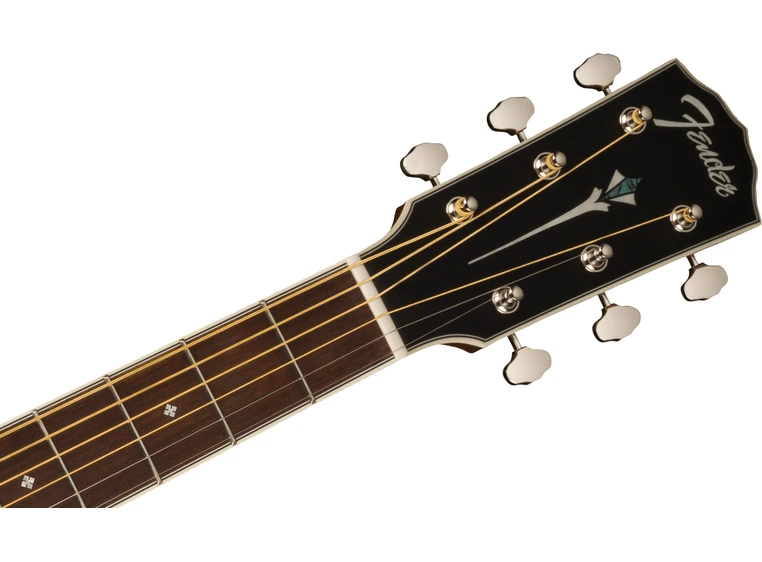 Fender PS-220E Parlor, All Mahogany Ovangkol Fingerboard, Aged Cognac Burst 