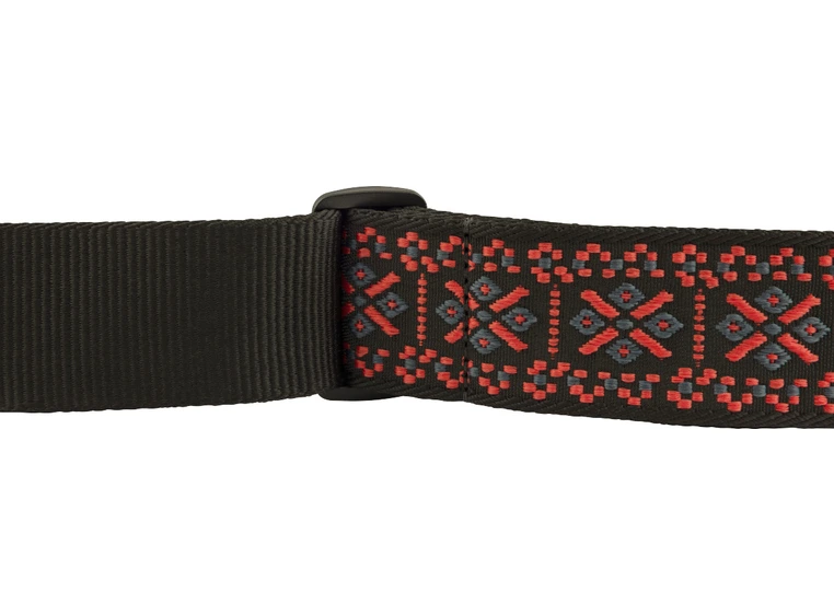 Fender Pasadena Woven Strap Lattice Red, 2" 
