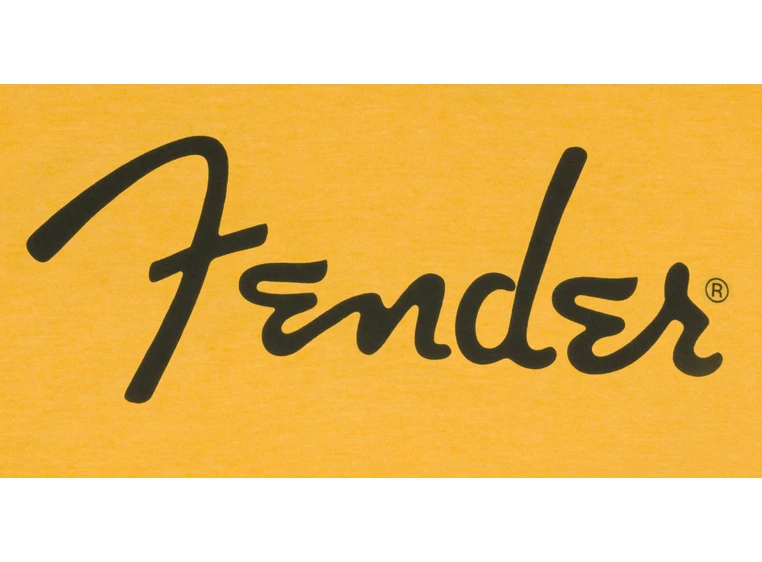 Fender Spaghetti Logo T-Shirt Butterscotch, XL 