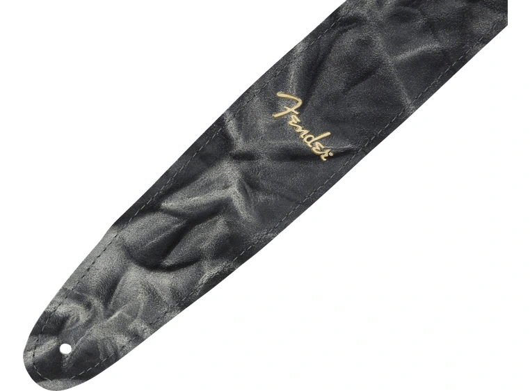 Fender Tie Dye Leather Strap, Black 