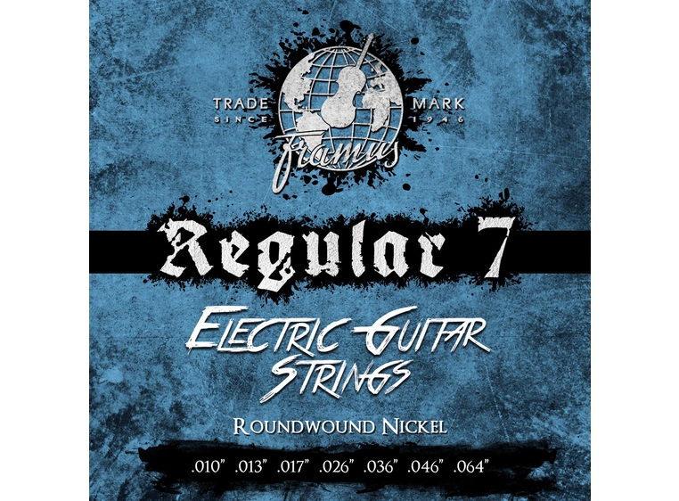 Framus Blue Label Nickel-Plated Steel (010-064) 7-String, Regular 