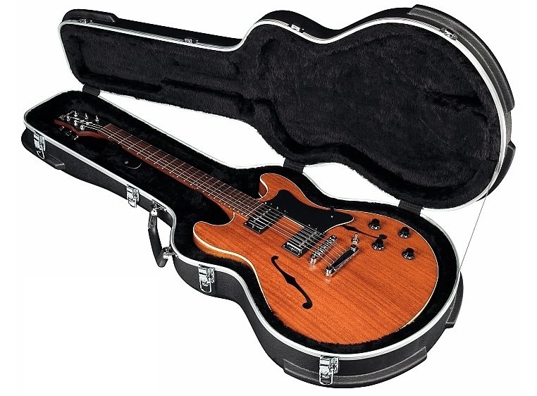 Framus Premium Electric Guitar ABS Case (Semi-Hollowbody), Curved - Black 