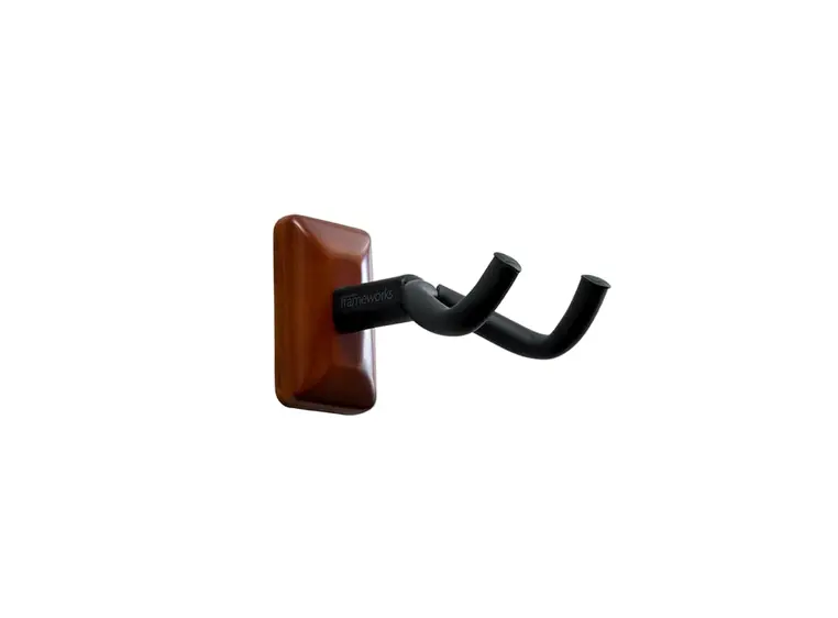 Gator Frameworks GFW-GTR-HNGRMHG Mahogany Wall Mount Guitar Hanger 