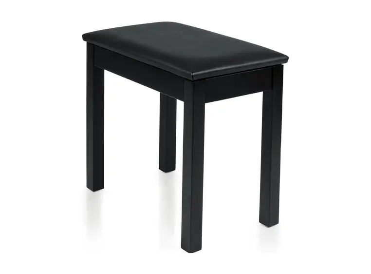 Gator Frameworks GFW-KEYBENCH-WDBKS Deluxe Wooden Piano Bench in Black 