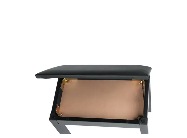 Gator Frameworks GFW-KEYBENCH-WDBKS Deluxe Wooden Piano Bench in Black 