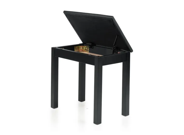 Gator Frameworks GFW-KEYBENCH-WDBKS Deluxe Wooden Piano Bench in Black 