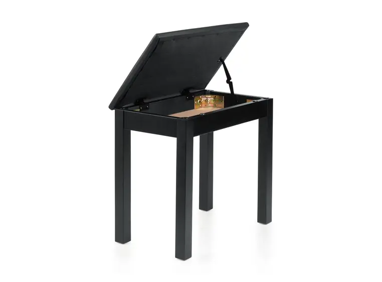 Gator Frameworks GFW-KEYBENCH-WDBKS Deluxe Wooden Piano Bench in Black 