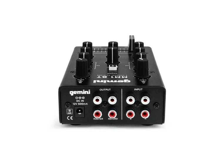 Gemini MM1BT 2-kanals mini DJ-mikser med Bluetooth 