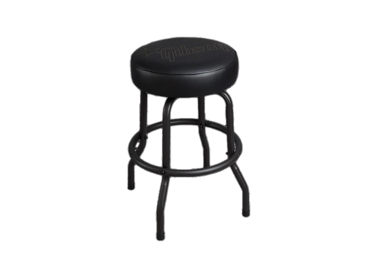 Gibson S&A Premium Playing Stool Star Logo, Short - Black 