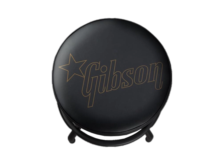 Gibson S&A Premium Playing Stool Star Logo, Short - Black 