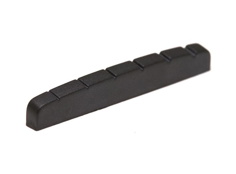 Graph Tech PT-5010-00 Black TUSQ XL Slotted Nut - Electric, F-Style, Flat