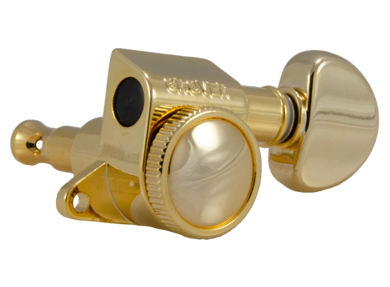 Grover 505G12 Mini Roto-Grip Locking 12-String Guitar Machine Heads, 6+6 Gold 