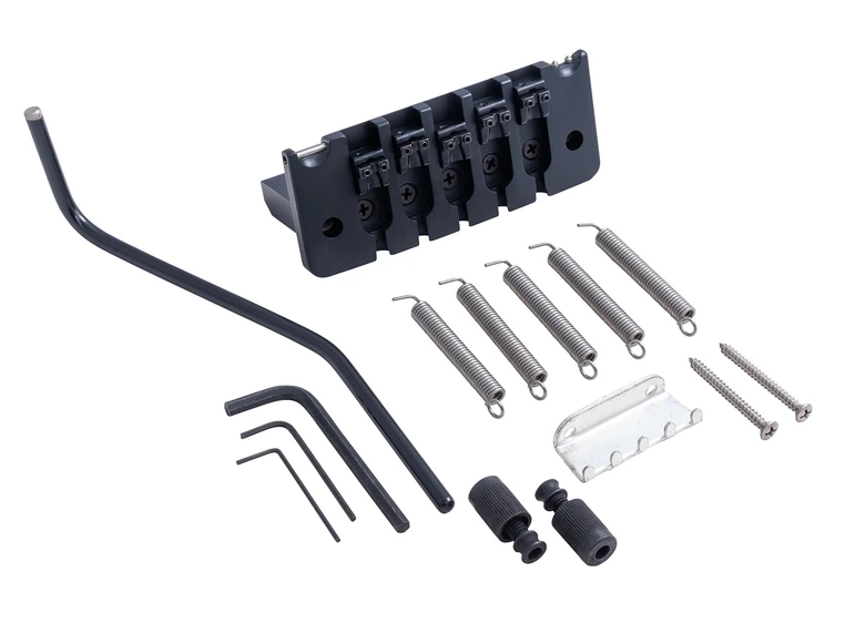 Hipshot 5-String Bass Tremolo .669" / 17 mm Spacing - Black 