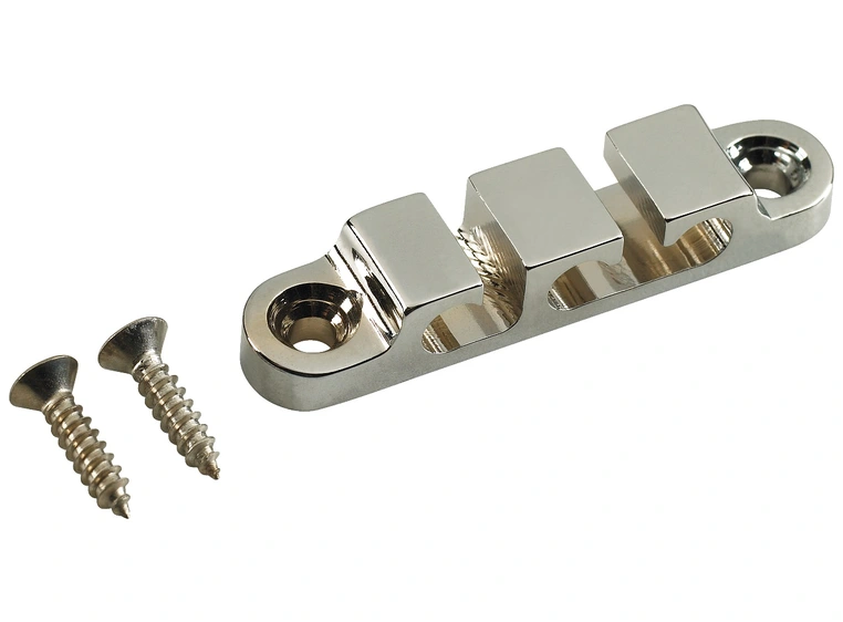 Hipshot Bass String Retainer for 3-String Chrome 