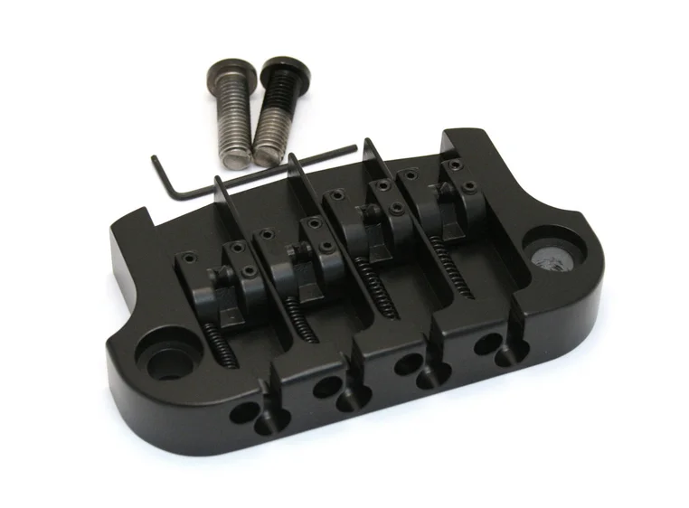 Hipshot Super Tone Bass Bridge - Black 