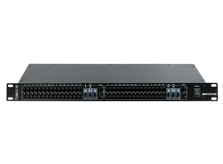 JB Systems BEQ-15 Equalizer 2x 15 bånd 
