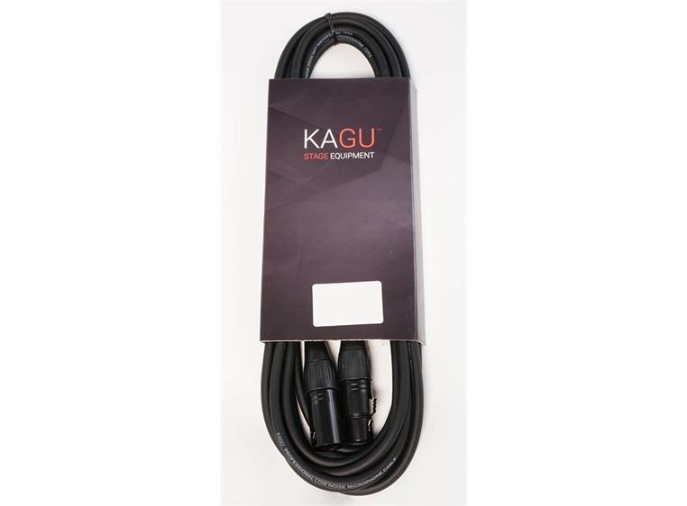 KAGU DMNX3BK DMX-kabel 10m 3-pin, sort