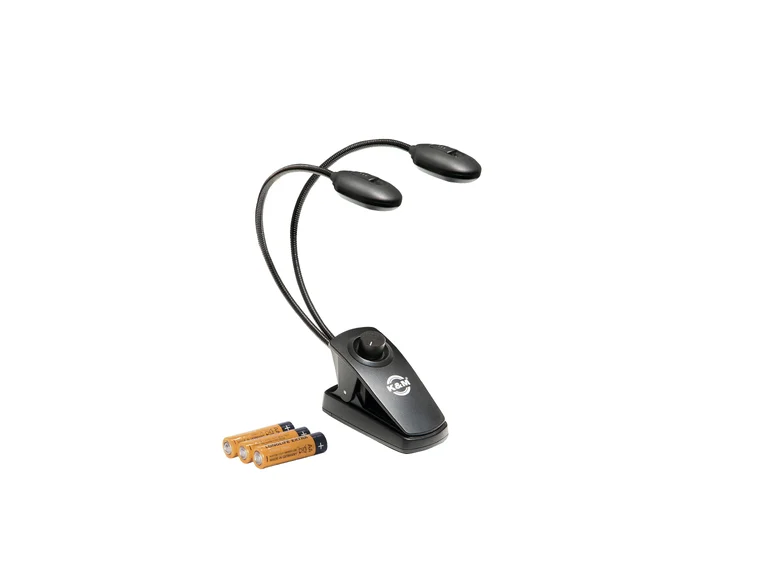 K&M 12271 lys for notestativ dobbel 