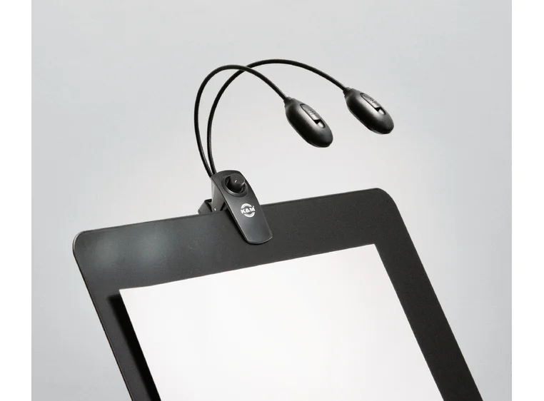 K&M 12271 lys for notestativ dobbel 