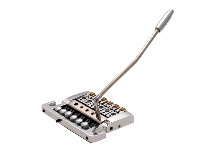 Kahler 2210 - Stud Mount Guitar Tremolo (Aluminum Cam / Brass Saddles) - Chrome 
