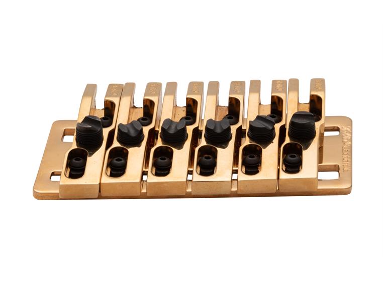 Kahler 2450-N6 - Fixed Bridge - Gold 6-String Bass