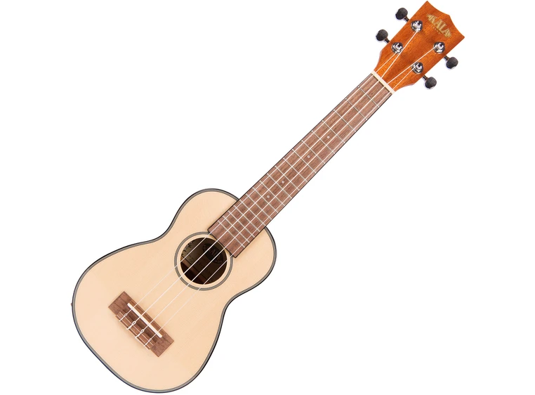 Kala KA-SSLNG RW Solid Spruce Mahogany Soprano Ukulele med bag 