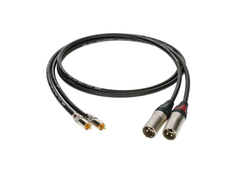 Klotz 2 x phono gull - 2 x XLR han Blank 10m 
