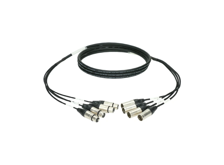 Klotz 4 ch loom DMX 3m 4x XLR 5p F - 4x XLR 5p M KLOTZ XLR 