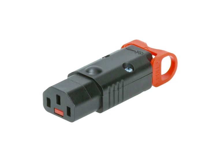 Klotz IEC C13 LOCK+ REWIREABLE Female cable connector latch 