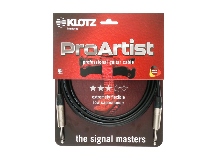 Klotz PRON-PR PRO ARTIST professional git.cbl str-angl 4,5m 