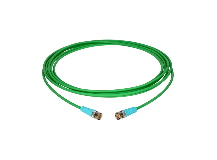 Klotz UHD/4K D&H BNCslim Cyan plug Video Cable 25m 