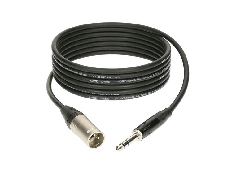 Klotz kabel XLRM/balansert jack 30cm