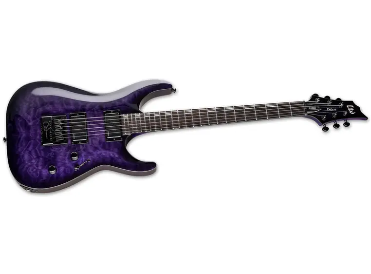 LTD H-1000 Evertune QM See-Thru Purple Sunburst 
