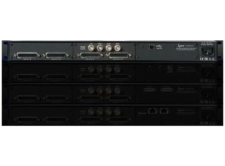Lynx Aurora(n) 8 USB 8-ch 24-bit/192 kHz Analog I/O 16i/oAES 