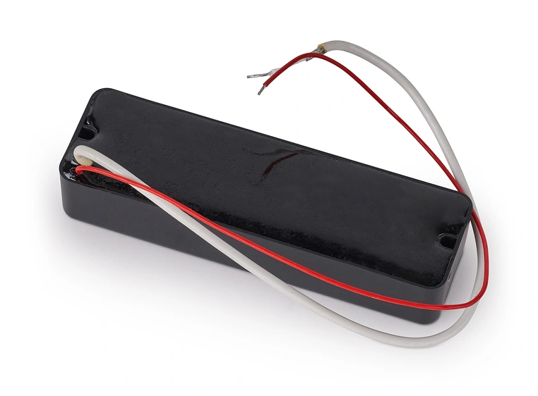 MEC Active Bass Soapbar Humbucker Pickup, 5-String - Black 