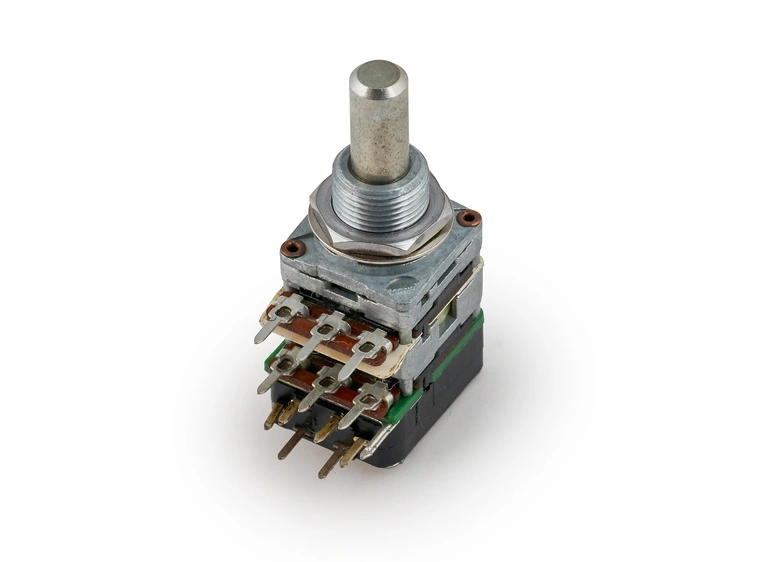 MEC Stereo Potentiometer (A220K / A220K), Push/Pull 