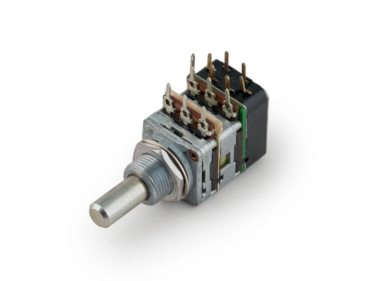 MEC Stereo Potentiometer (A220K / A220K), Push/Pull 