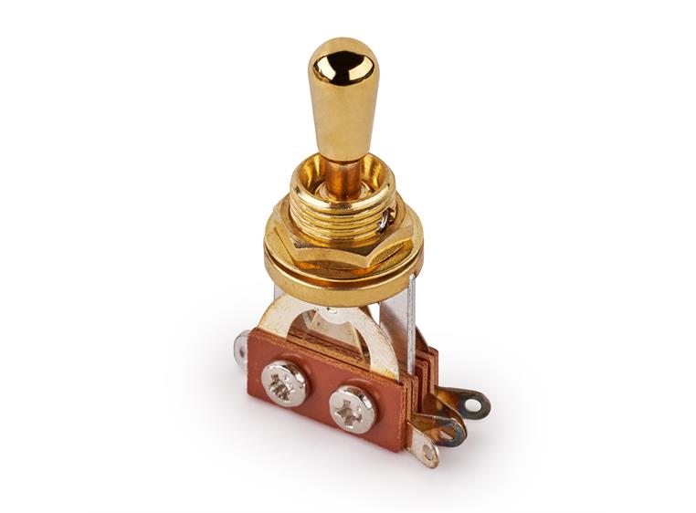 MEC Toggle Switch, ON/ON/ON, DP3T - Gold
