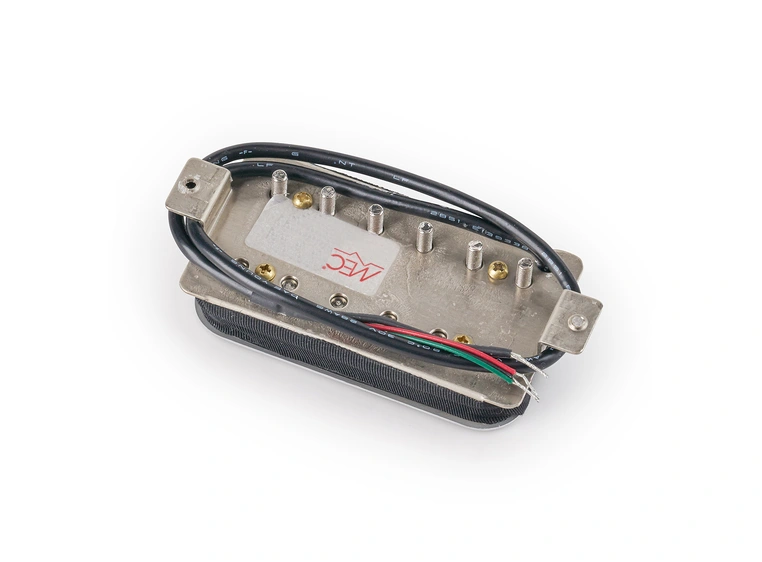 MEC Vintage Alnico II Humbucker Guitar Pickup, Open Bobbin, Neck - Chrome 