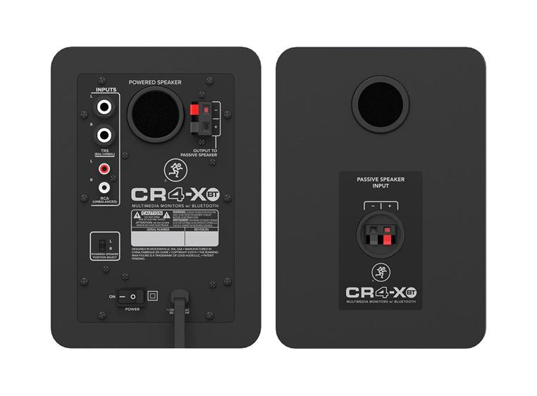 Mackie CR4-XBT 4" Multimedia Monitors med Bluetooth