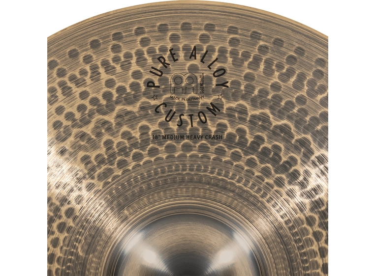 Meinl 18" Pure Alloy Crash PAC18MHC Custom Medium Heavy Crash 