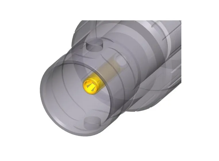 Neutrik BNC D Chassis Feedthrough HD 75 Ohm Grounded 