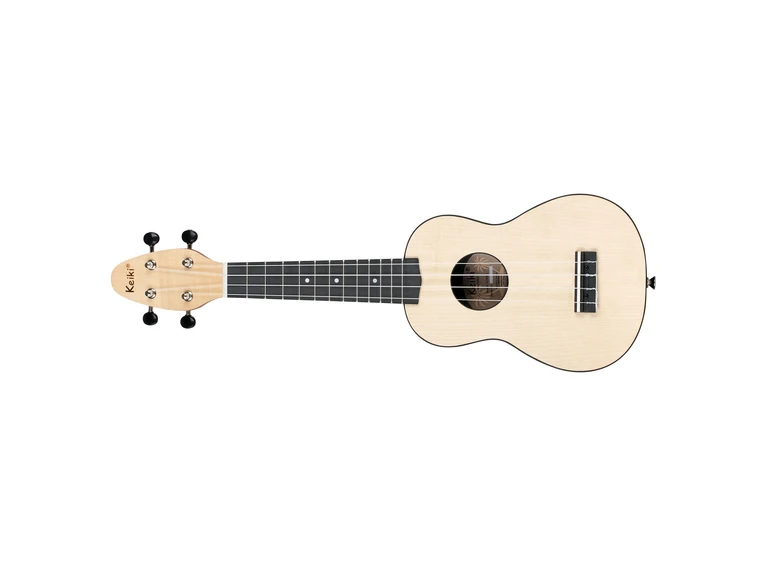 Ortega K2-MAP-L Keiki Soprano ukulelepakke, Maple, Lefthand 