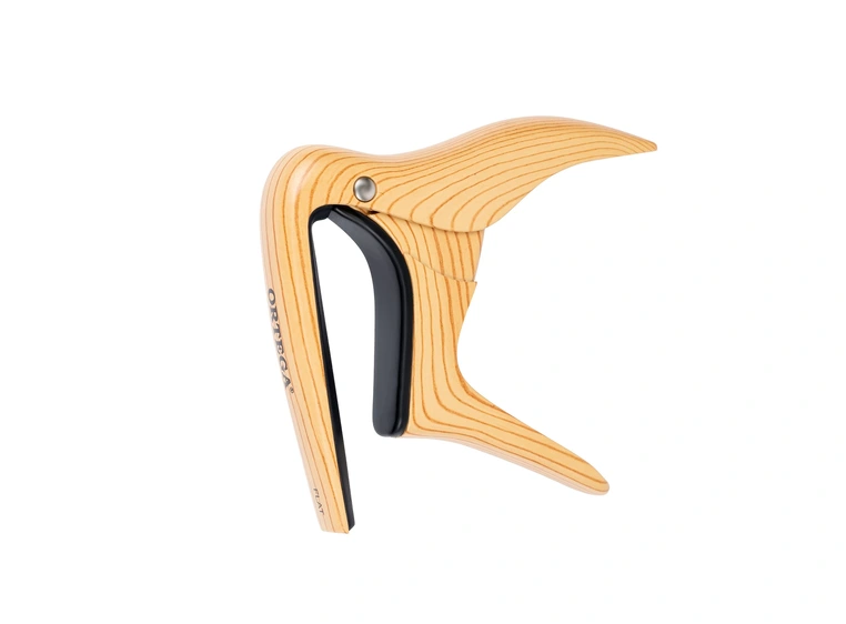 Ortega OCAPO-MAD Capo Nylon string Flat, up to 52mm, Maple 