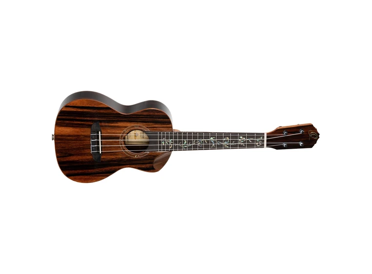 Ortega RUET-EB Concert ukulele Med mik. og bag, Elite, Ebony 
