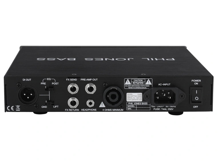 Phil Jones Bass D-400 Compact Basstopp, 350 Watt 