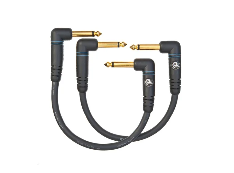 Planet Waves PW-PRA-205, 2rt Anglepatch Cord1/4" Mono 0,15m 