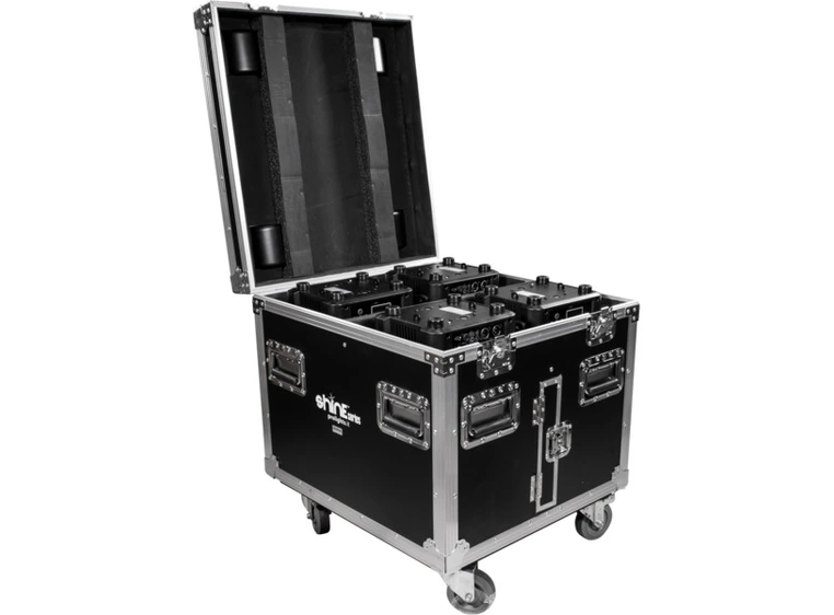 Prolights FclShine332 Flightcase for 4 x Onyx, Ruby, Crystal 