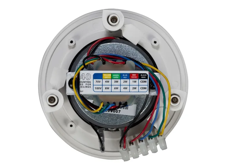 RCF PL 40 31-2" flush mnt. ceil. Speaker With line transf., 8W, I 